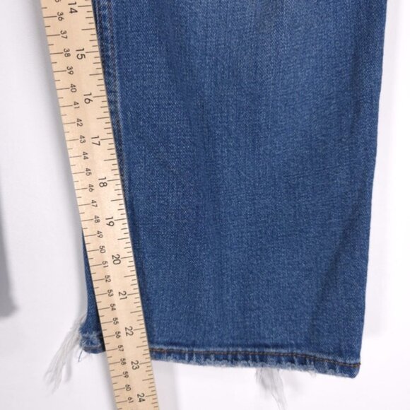 Abercrombie & Fitch Women Ankle Straight Ultra High Rise Curve Love Jeans 33/16s - Picture 7 of 15